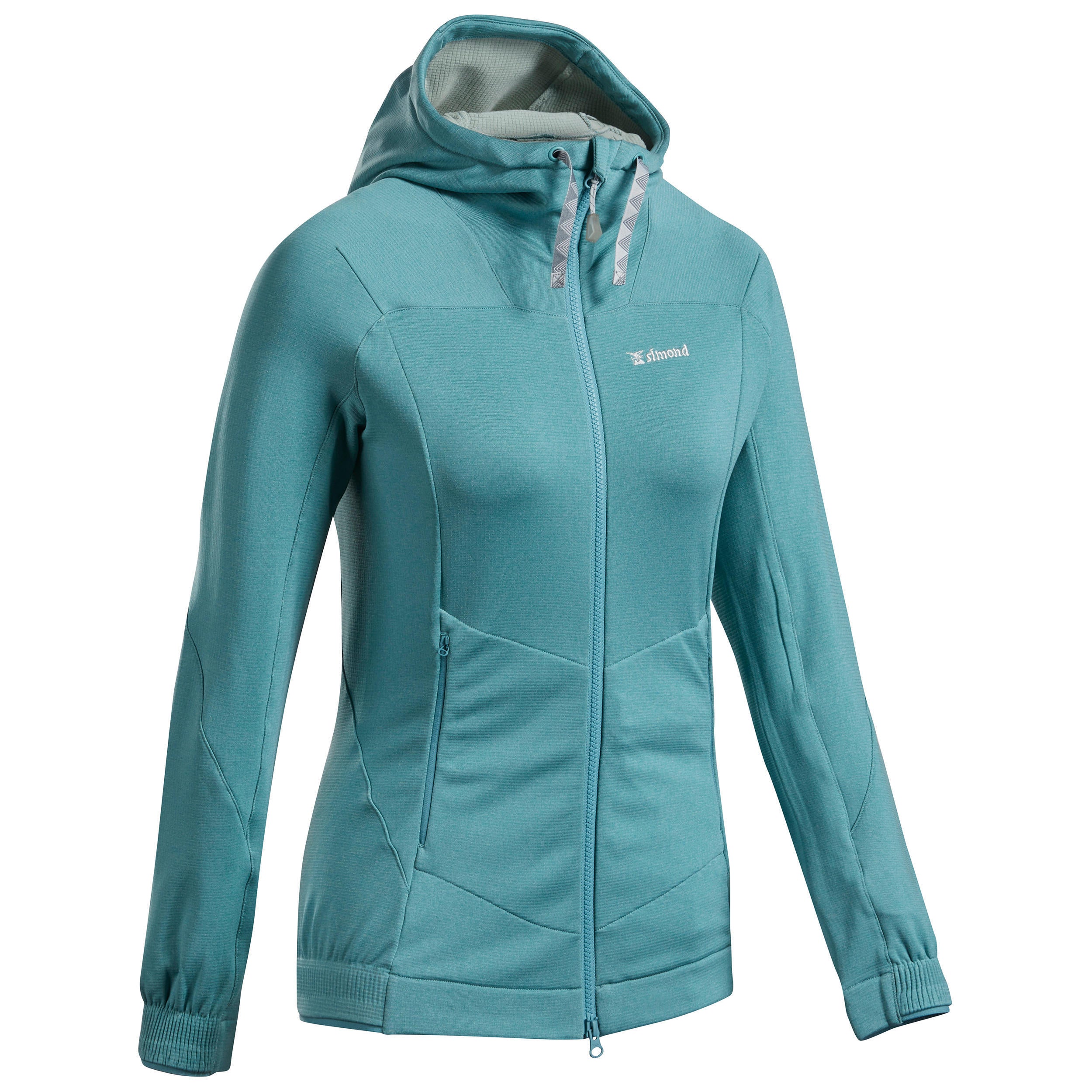 Vertika Simond climbing sweatshirt, fleece, elastic, women's, green-blue