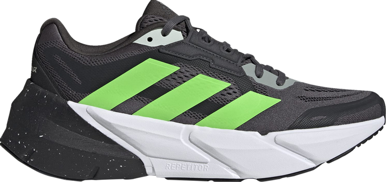 Adidas Adistar 'Grey Solar Green' sneakers, gray