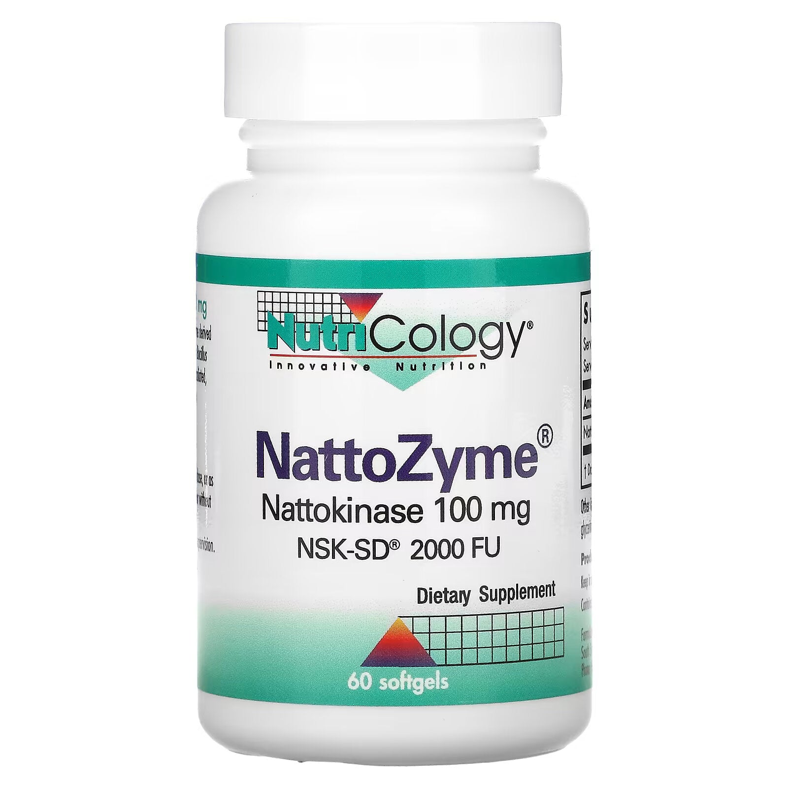 Nutricology, NattoZyme, 100 mg, 60 Softgels