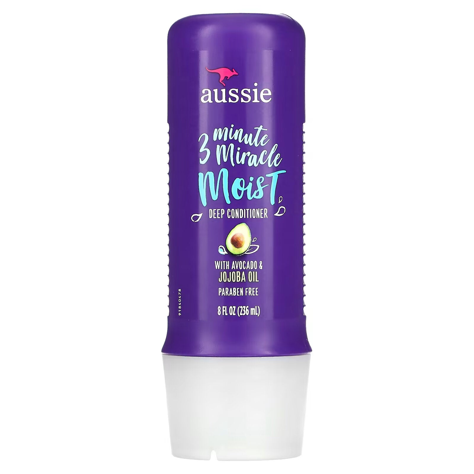 Aussie, 3 Minute Miracle Moist deep hydration conditioner with avocado and Australian jojoba oil 236 ml (8 fl oz)