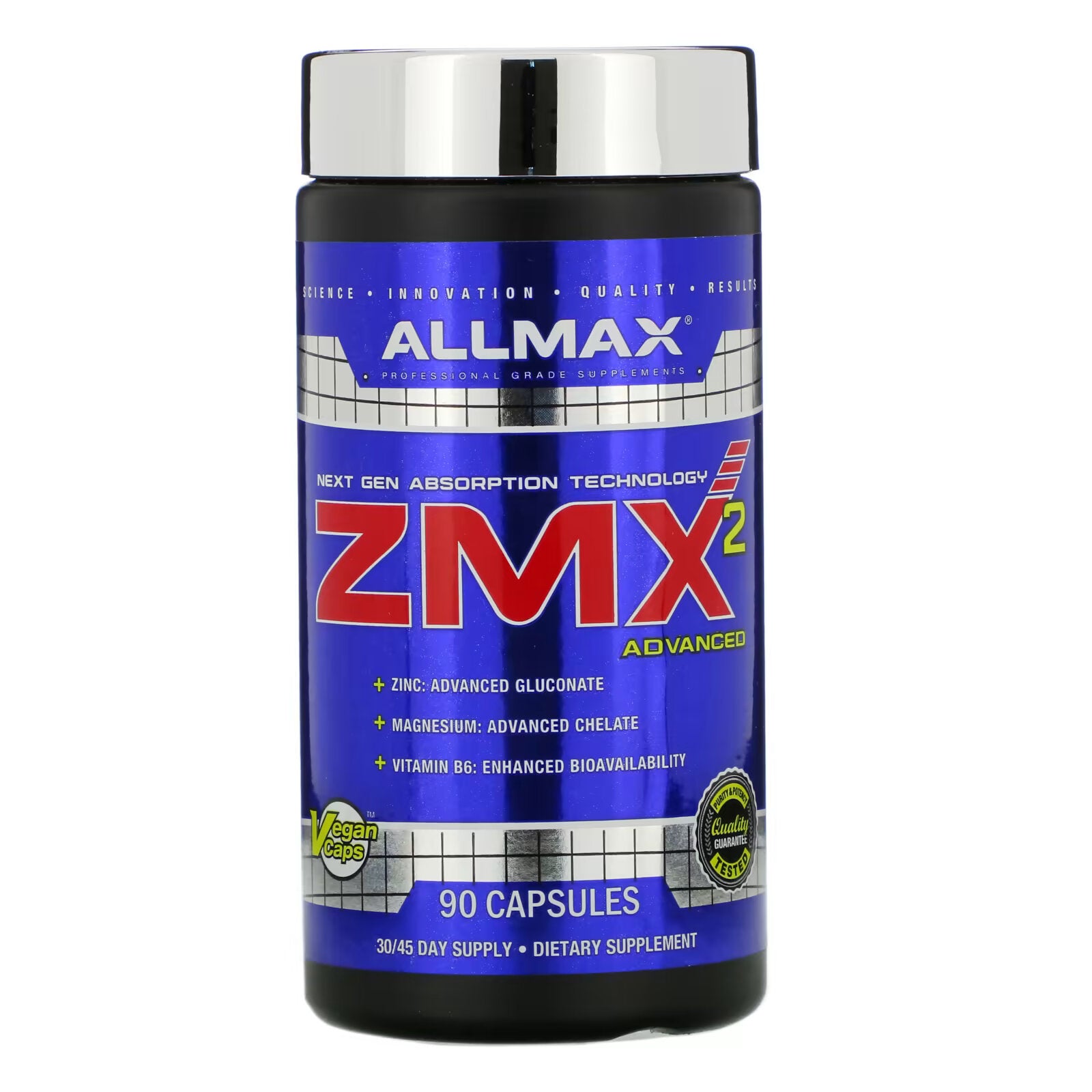 ALLMAX, ZMX2, High Absorption Magnesium Chelate, 90 Capsules