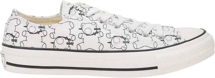 Converse Undercover x Addict x Chuck Taylor All Star Low Teddy Bear sneakers, white