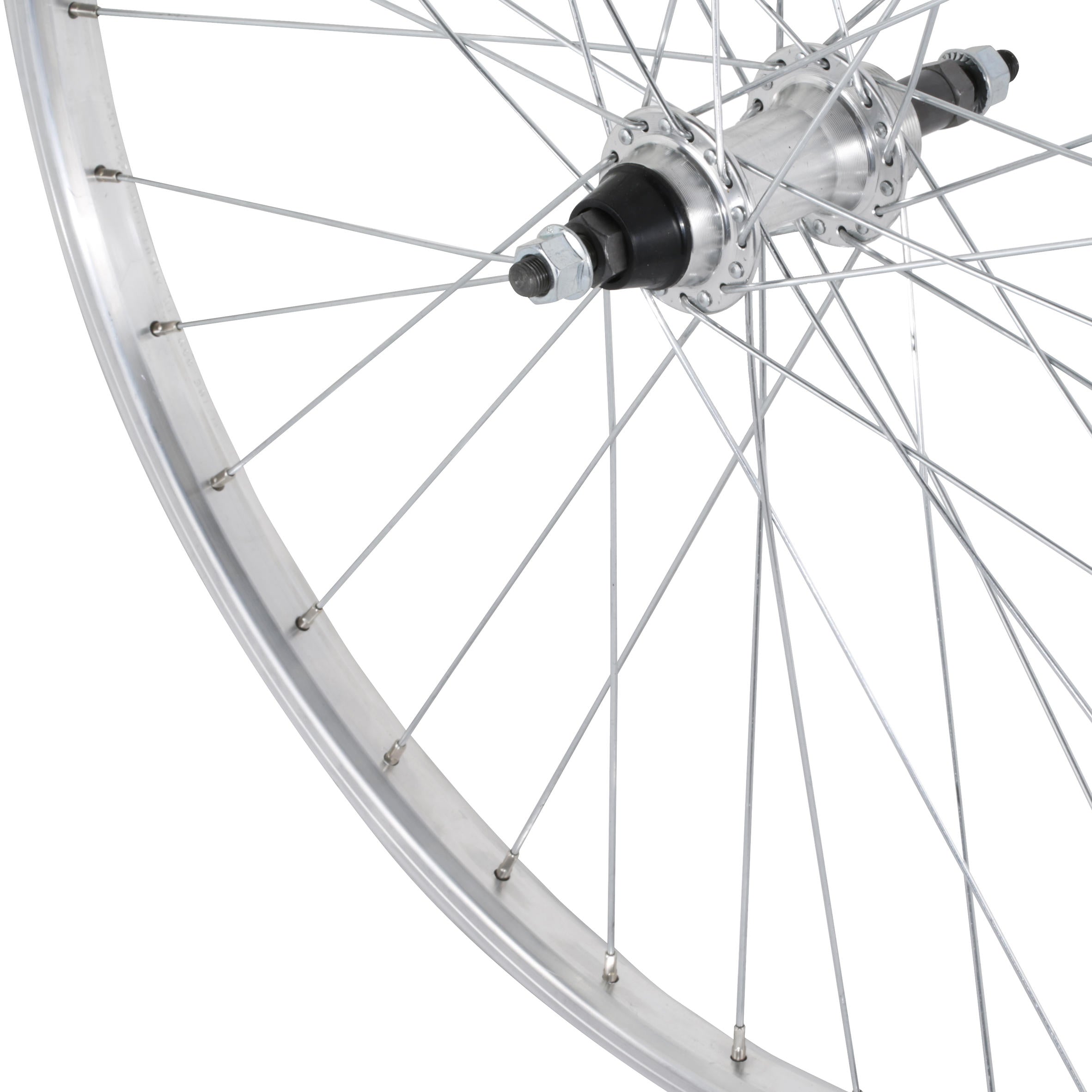 MTB Rear Wheel 26" Rockrider Freewheel, Silver