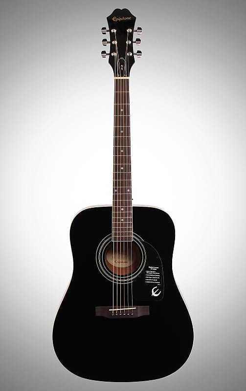 جيتار أكوستيك Epiphone DR-100، لون أسود DR100 EB