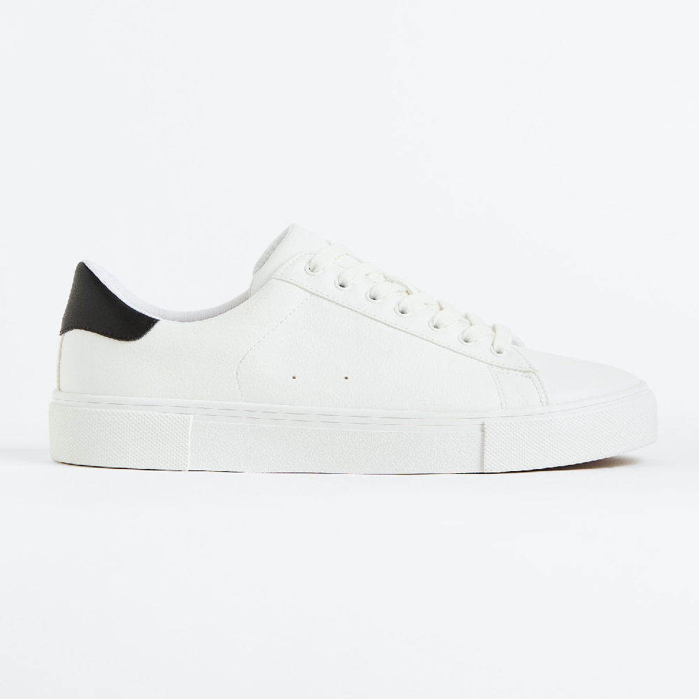 H&M sneakers, white/black