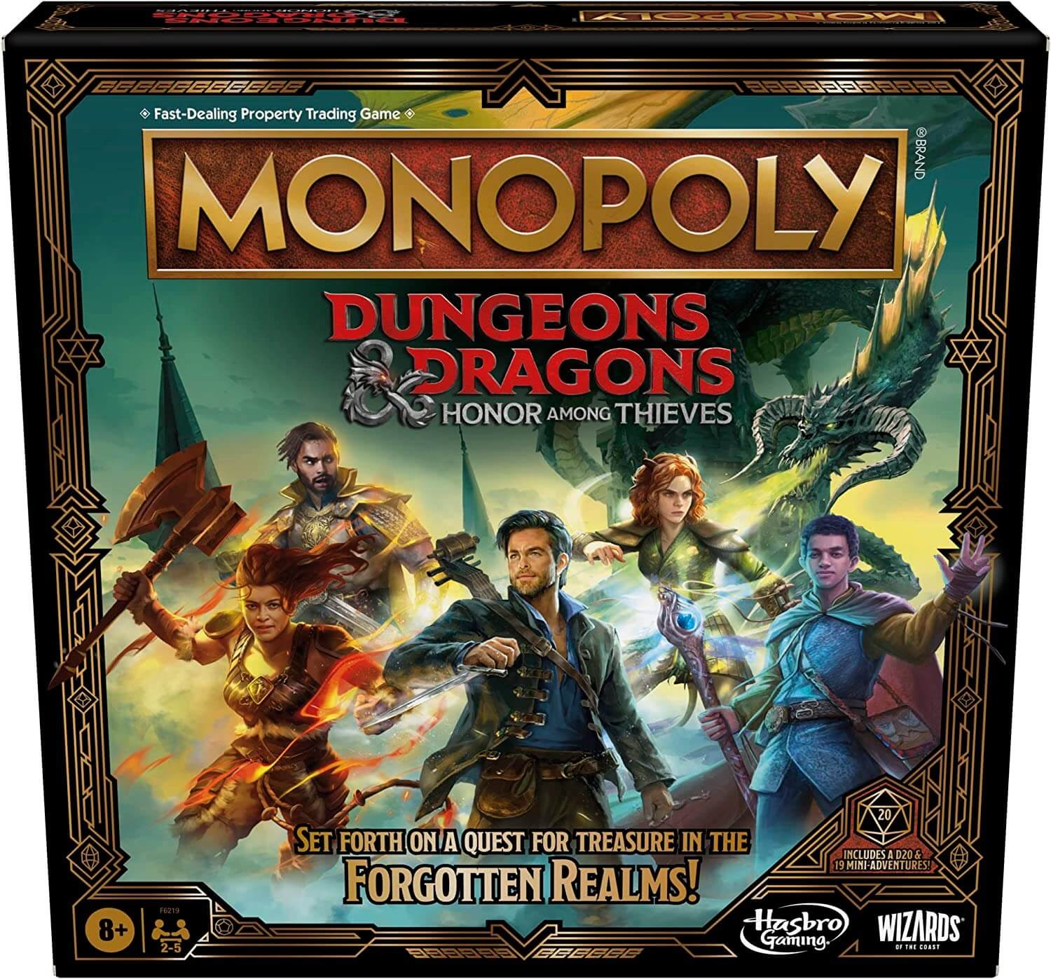 Board game Hasbro Gaming Monopoly Dungeons & Dragons: Honor Among Thieves