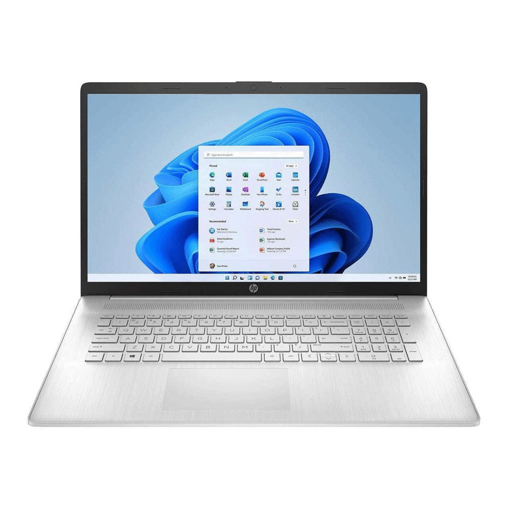 لابتوب HP 17-cn0065cl 17.3" HD+ 16GB/512GB i7-1165G7، فضي، لوحة مفاتيح إنجليزية