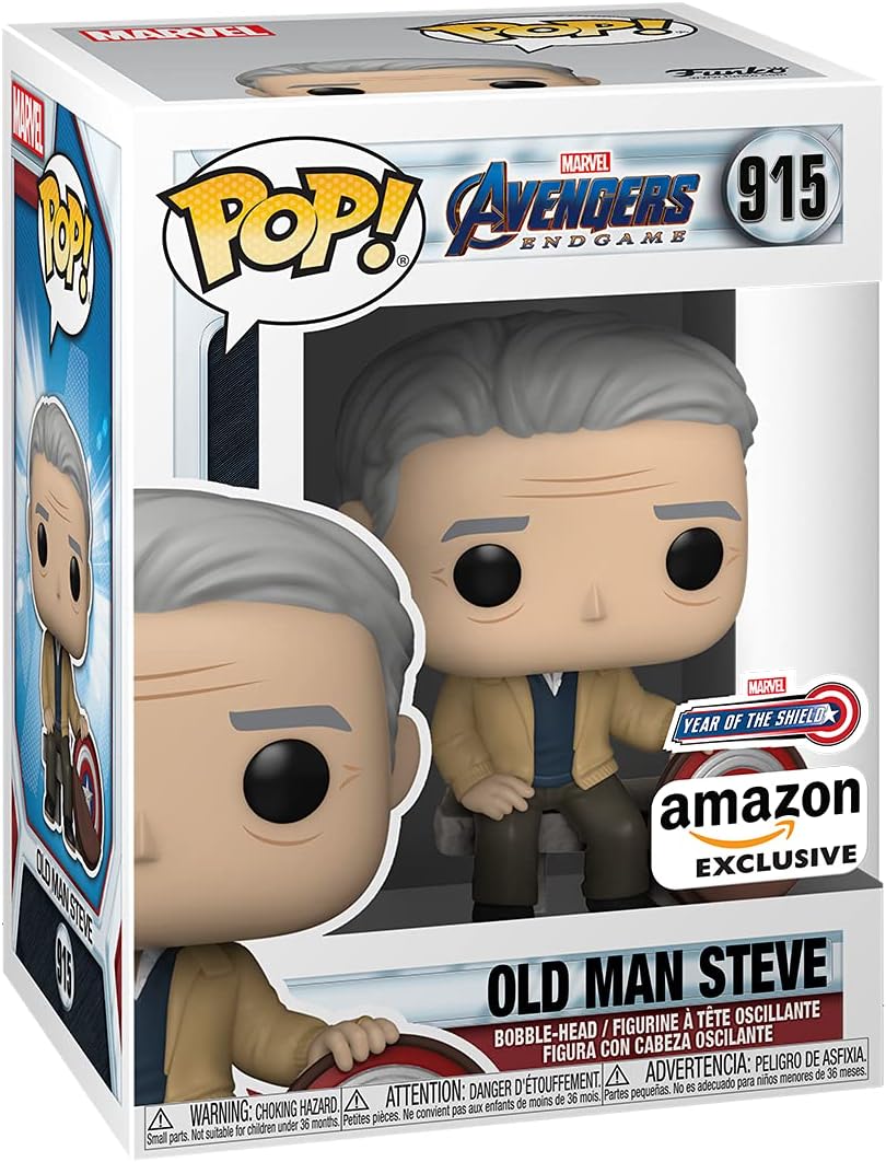 Funko Pop! Marvel: Year of The Shield - Old Man Steve, Amazon Exclusive