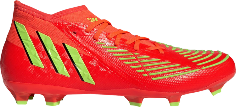 حذاء Adidas Predator Edge.2 FG 'Game Data Pack' باللون الأحمر