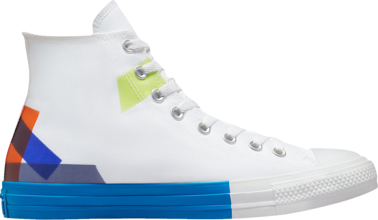 Converse Chuck Taylor All Star High Space Racer Sneakers - White Kinetic Blue