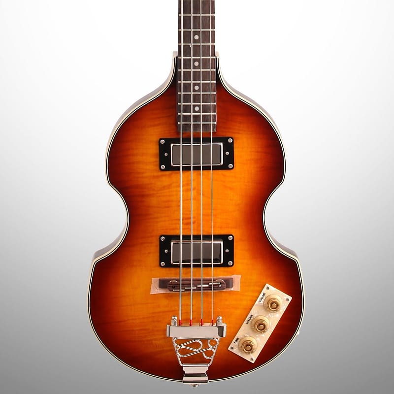 جيتار باس كهربائي فيولا من Epiphone، إصدار Vintage Sunburst