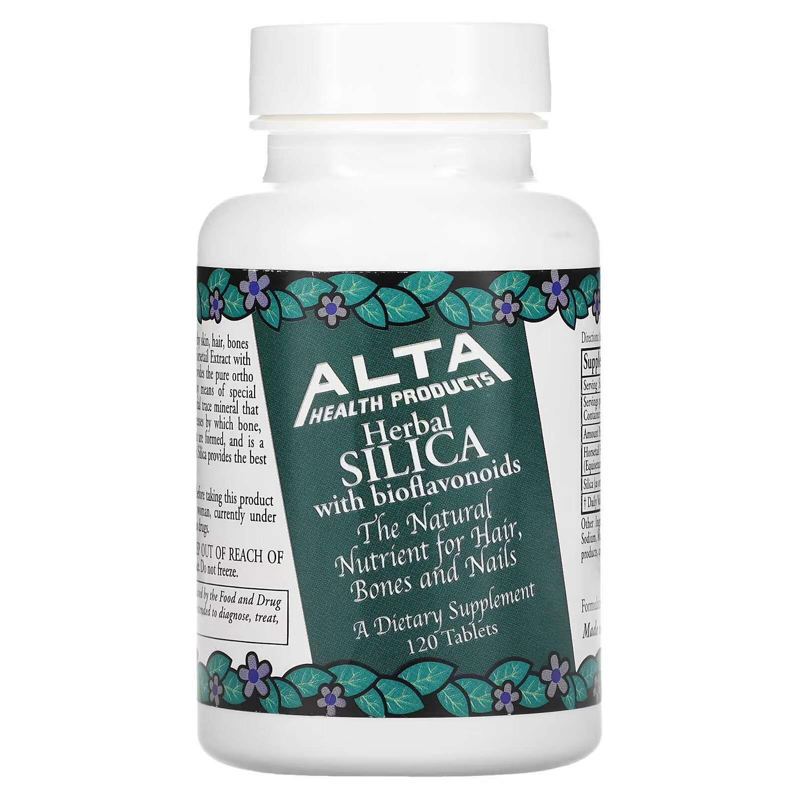 Alta Health, Plant Silicon Dioxide with Bioflavonoids, 120 Tablets