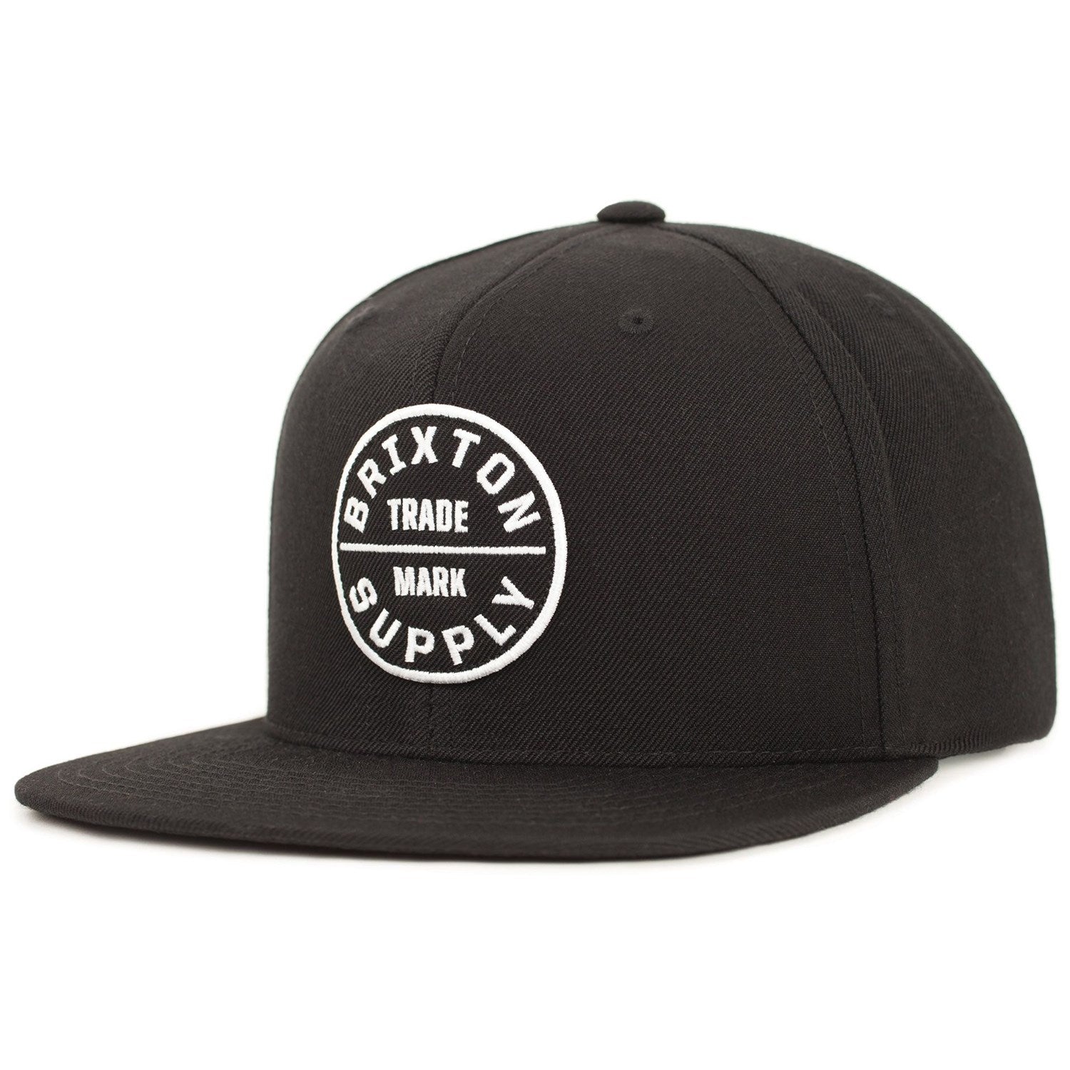 Brixton Oath III Snapback Cap, black