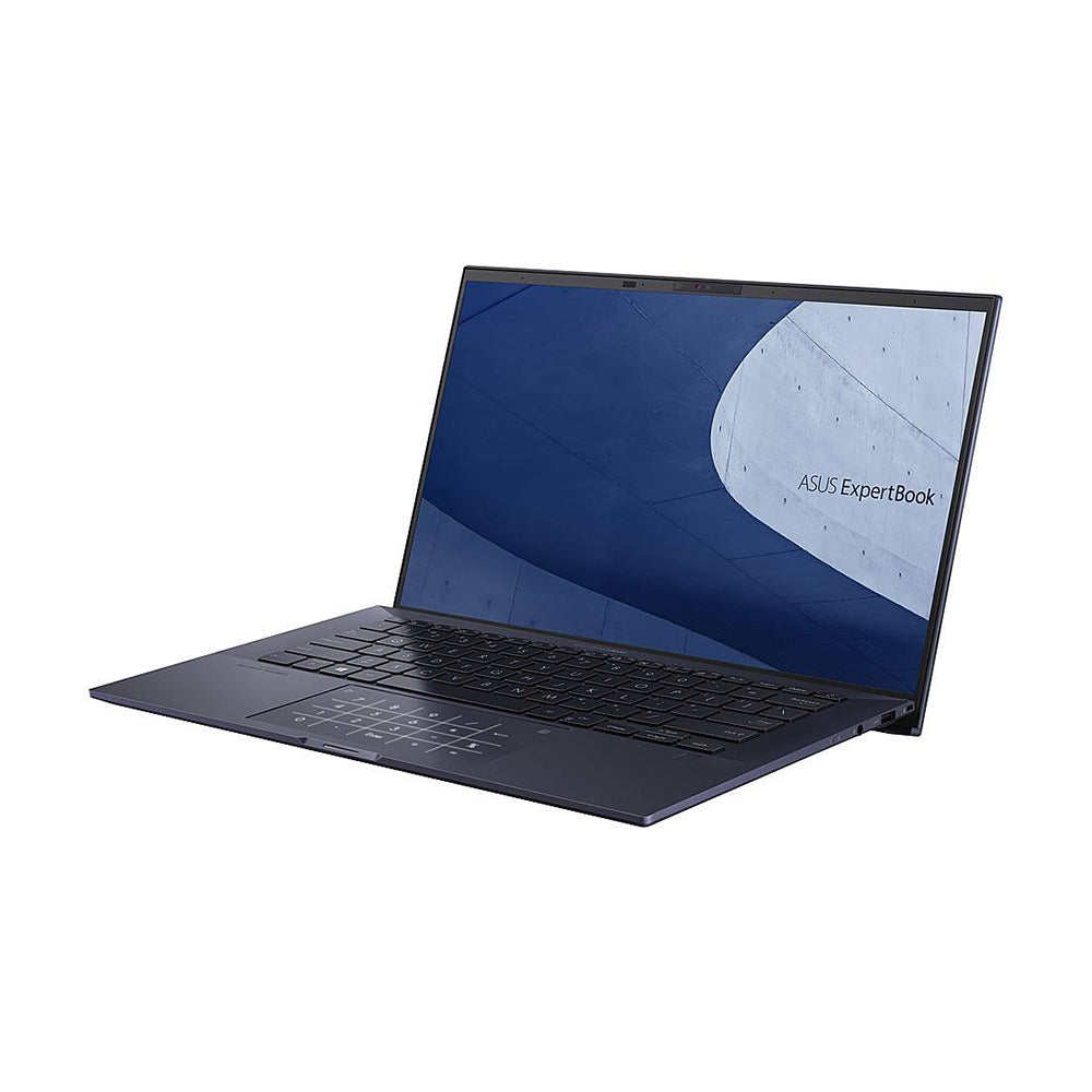 لابتوب أسوس ExpertBook B9، 14 بوصة، 16 جيجابايت/1 تيرابايت، معالج i7-1165G7، أسود-أزرق، لوحة مفاتيح إنجليزية