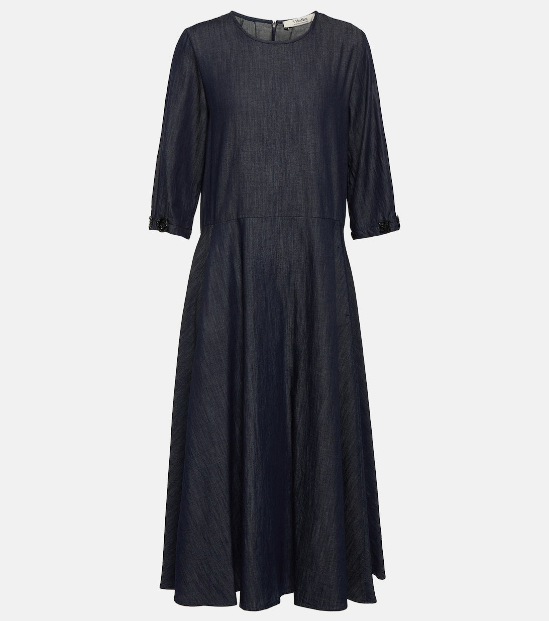 Denim midi dress Valery 'S MAX MARA, blue