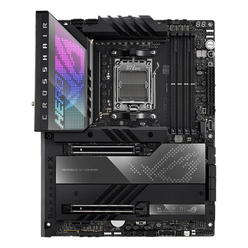 Asus ROG Crosshair X670E HERO motherboard, AM5, DDR5, WIFI