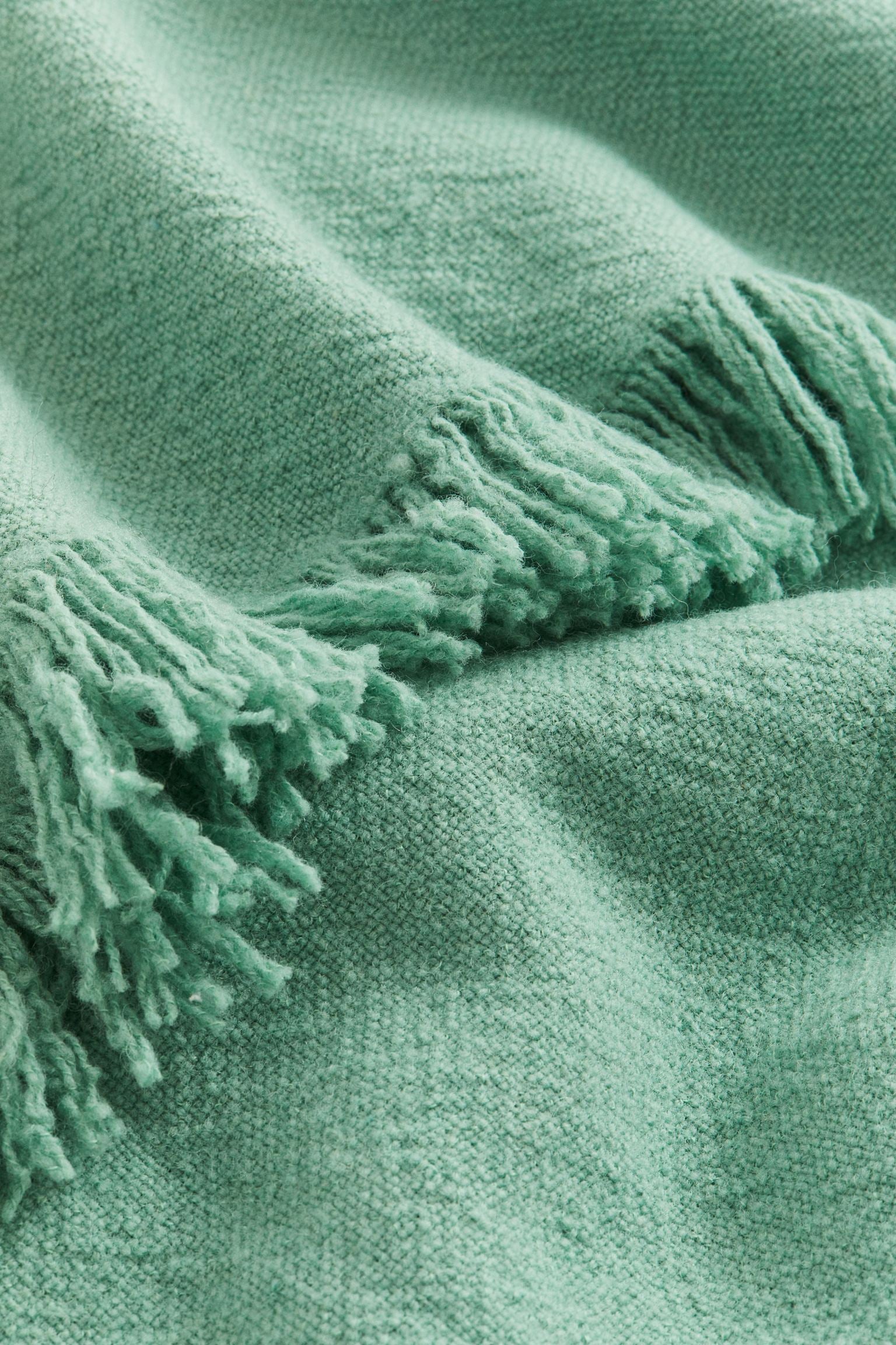 Blanket H&M Home Wool-blend, green