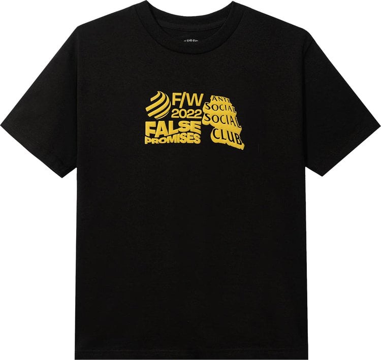 Anti Social Social Club False Promises Tee 'Black'