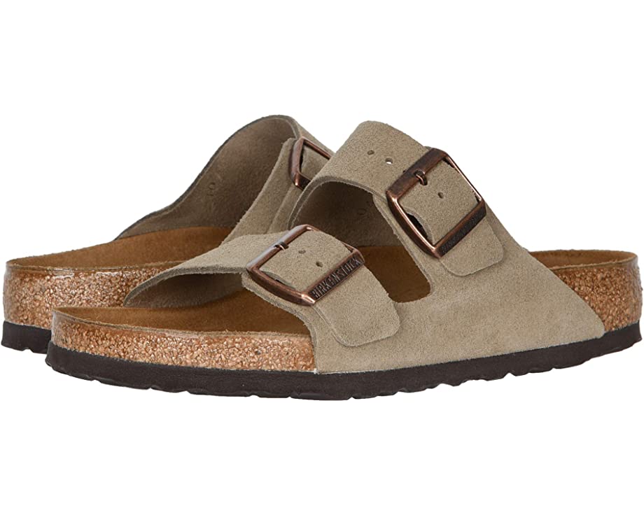 Sandals Arizona - Suede (Unisex) Birkenstock, brown