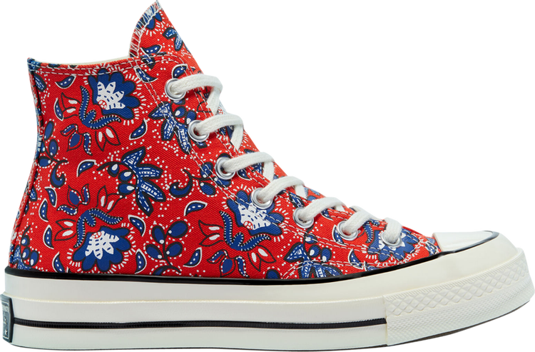 Converse Chuck 70 High Paisley Sneakers - Habanero Red