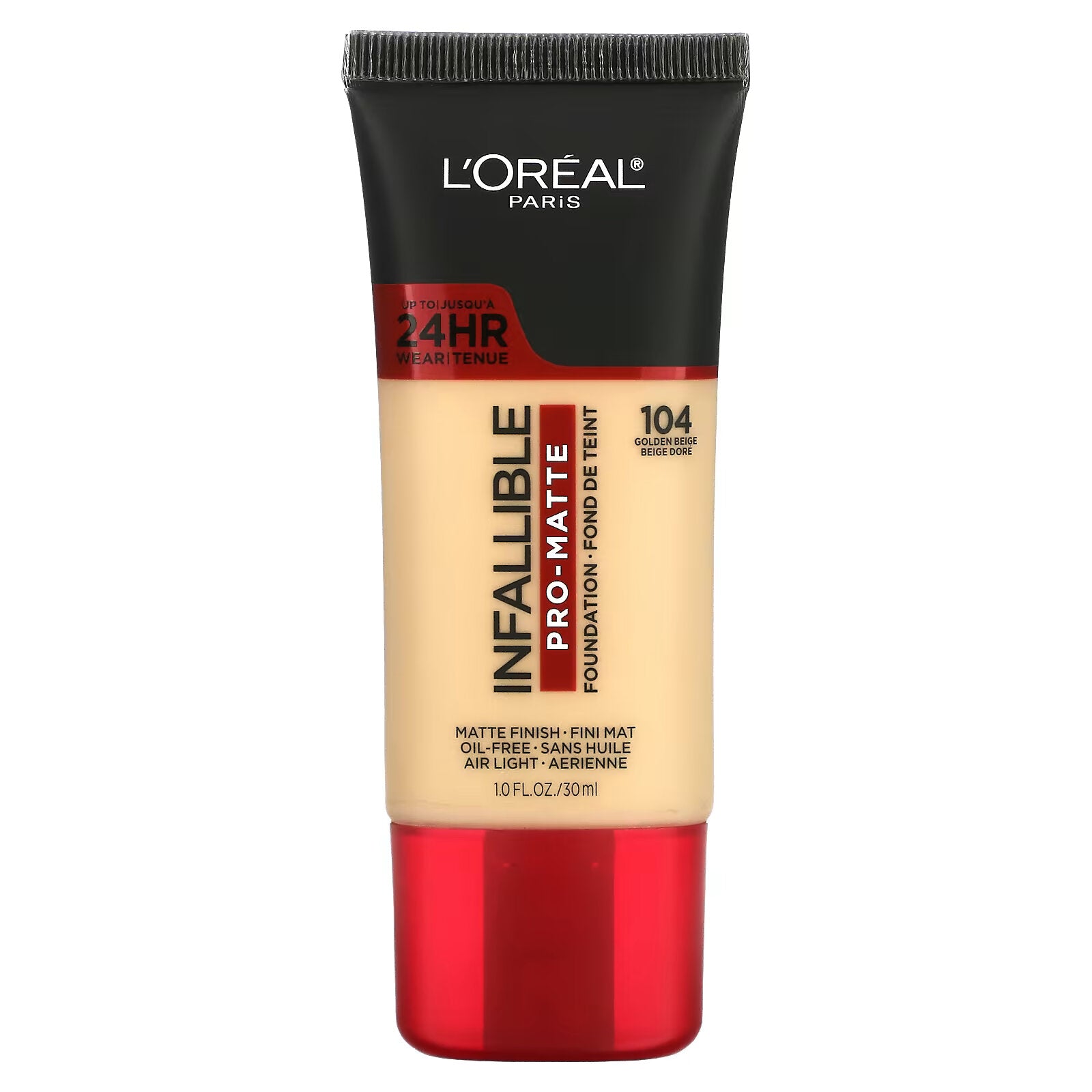 L'Oreal Infallible Pro-Matte foundation shade 104 golden beige, 30 ml