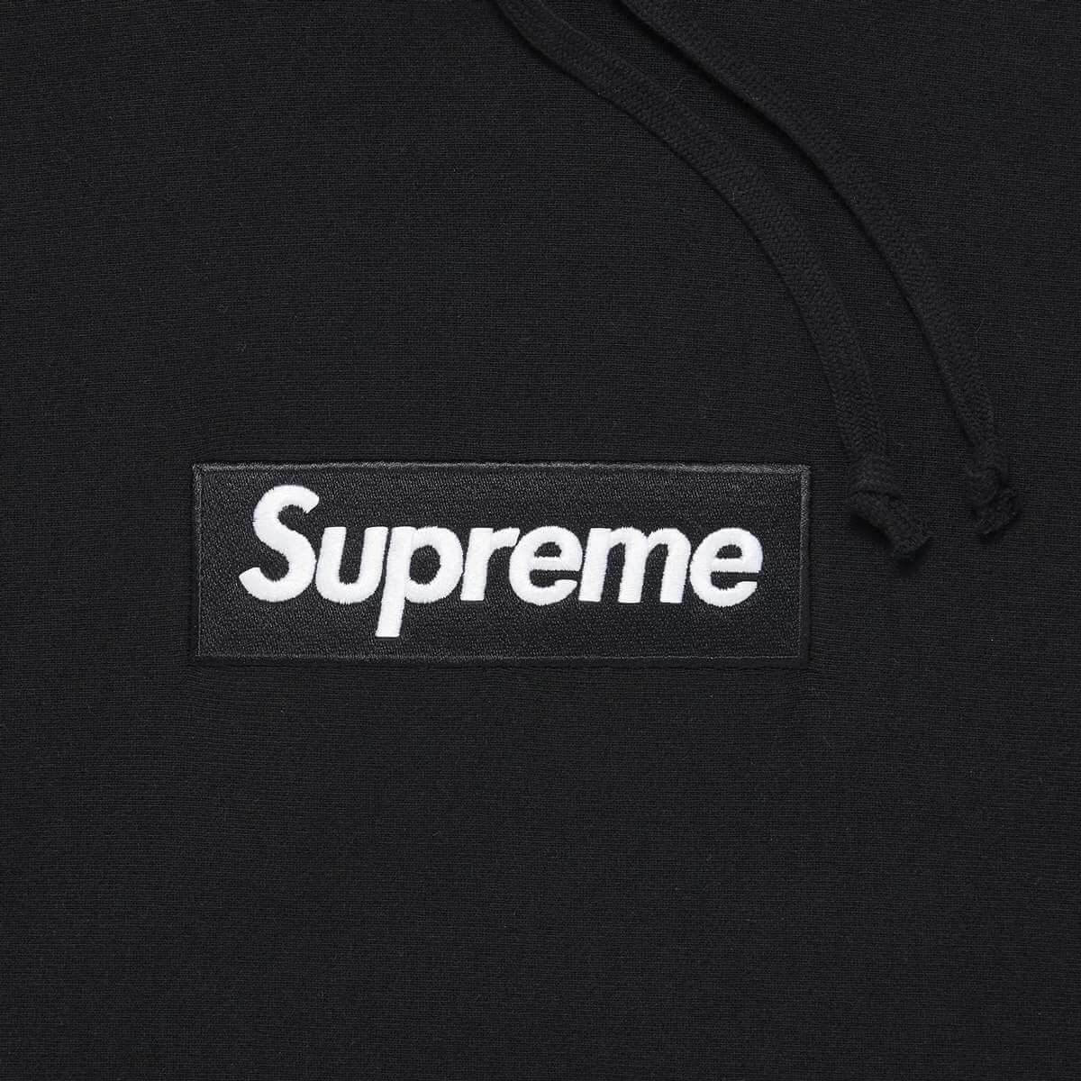 هودي Supreme Box Logo باللون الأسود