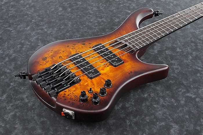 Ibanez EHB1505 DEF Dragon Eye Burst Flat 5-String Ergonomic Headless Bass + Gig Bag EHB1505DEF EHB 1505 DEF EHB1505DEF