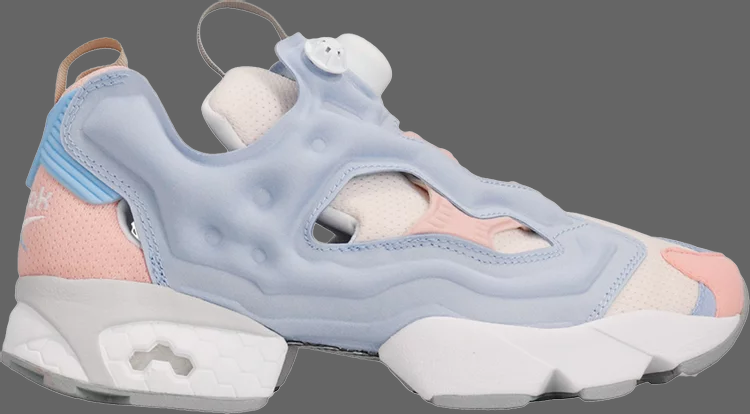 حذاء رياضي Instapump fury og 'pol pink' من Reebok باللون الأزرق