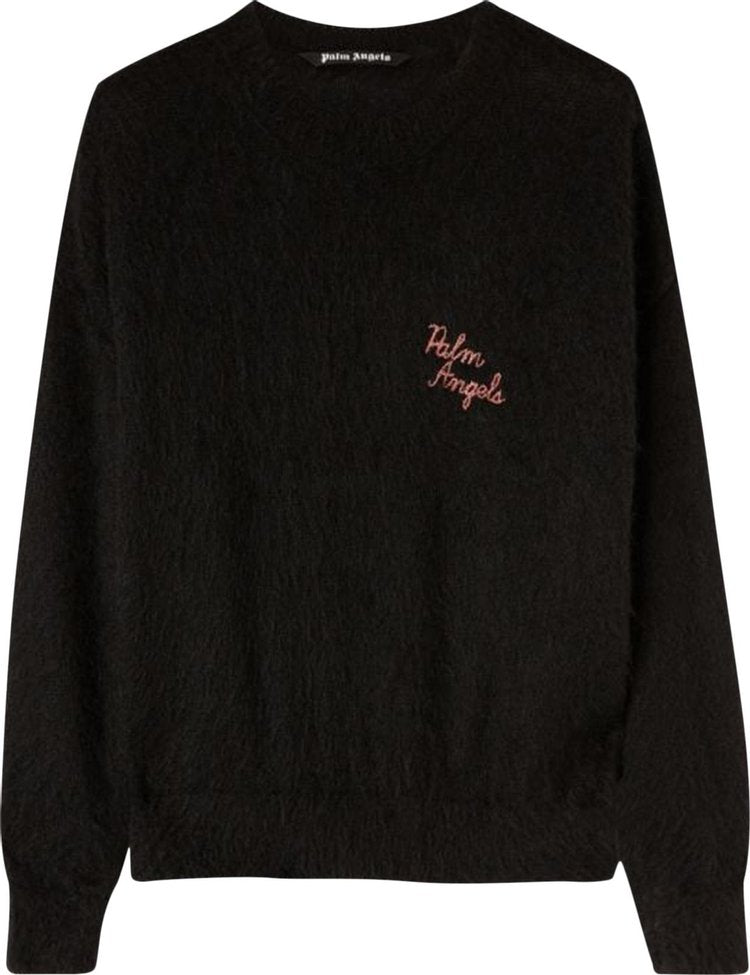 Palm Angels The Palm Sweater 'Black/Fuchsia', black