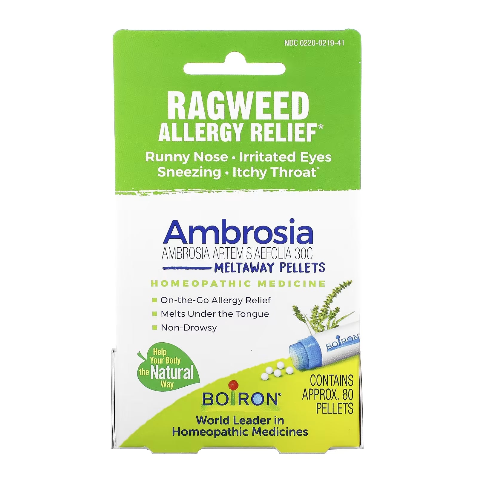 Ambrosia - Allergy Remedy Boiron, 80 granules