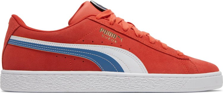 حذاء رياضي Puma Suede Go For باللون البرتقالي