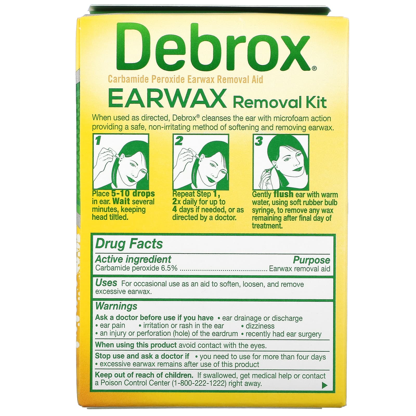 Earwax Removal Kit, 15 ml (0.5 fl oz) De ox