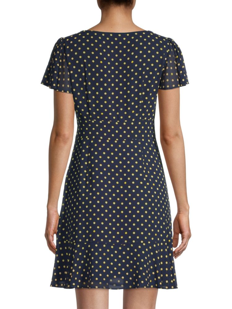 Astor Michael Kors Print Mini Dress, Navy