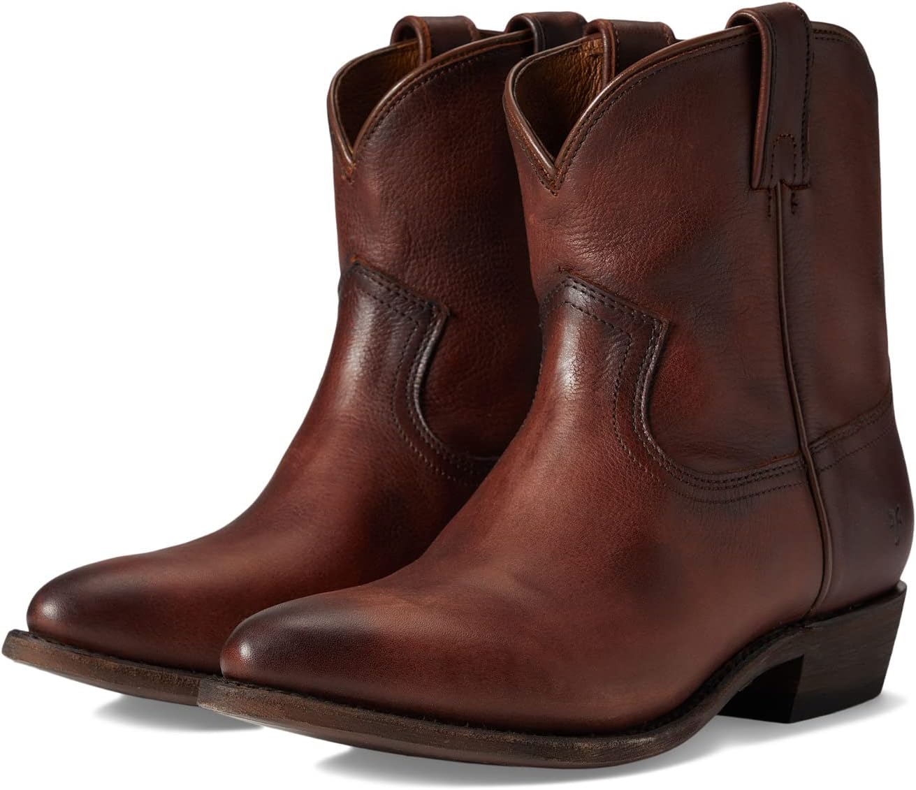 Billy Short Frye Ankle Boots, Redwood