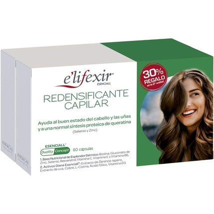 E'Lifexir، استعادة الشعر المتساقط، 60 كبسولة، Elifexir