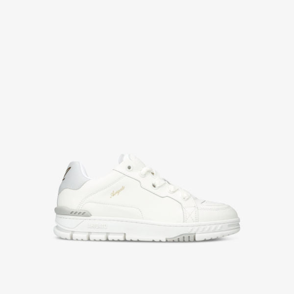 حذاء رياضي Axel Arigato Leather Low Top Area Haze باللون الأبيض