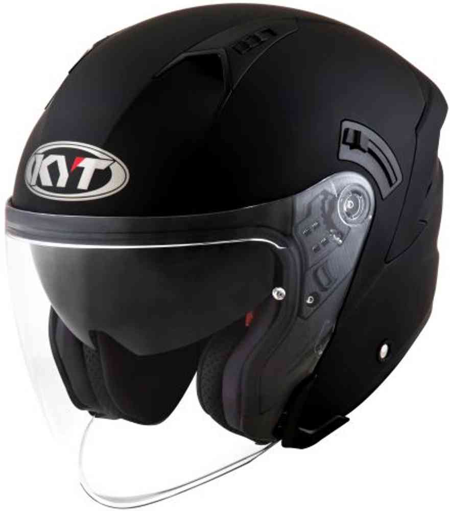 NF-J Simple Jet Helmet KYT, Black Matt