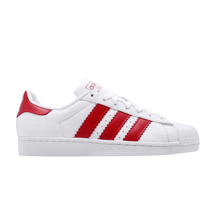 Adidas Superstar 'Scarlet' sneakers, white