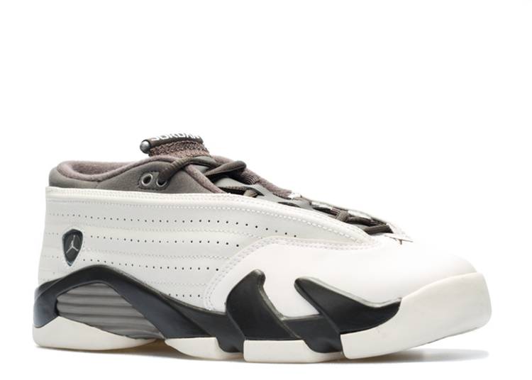 حذاء رياضي AIR JORDAN 14 RETRO LOW PREMIUM GG 'PHANTOM'، باللون الأبيض