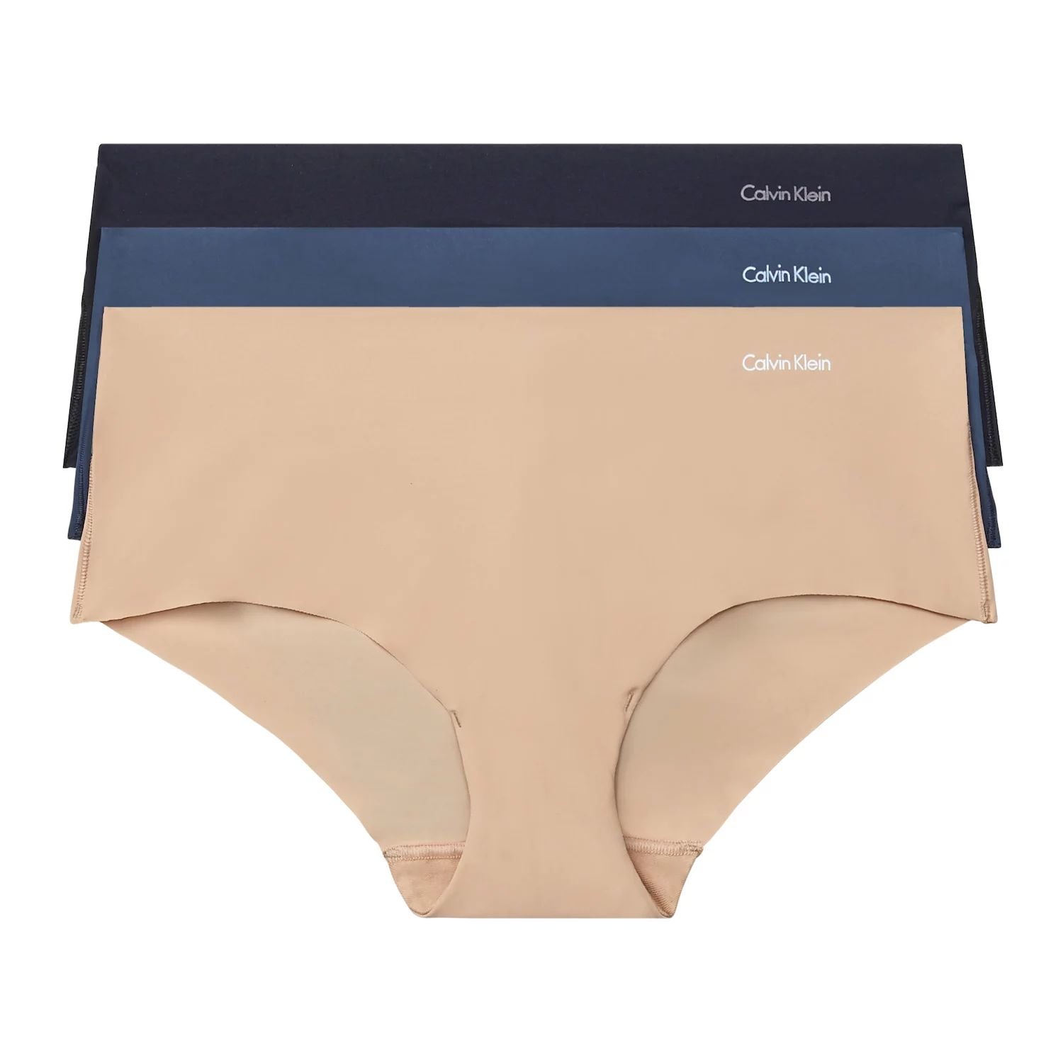 طقم ملابس داخلية نسائية من Calvin Klein Invisibles مكون من 3 قطع QD3559 Calvin Klein