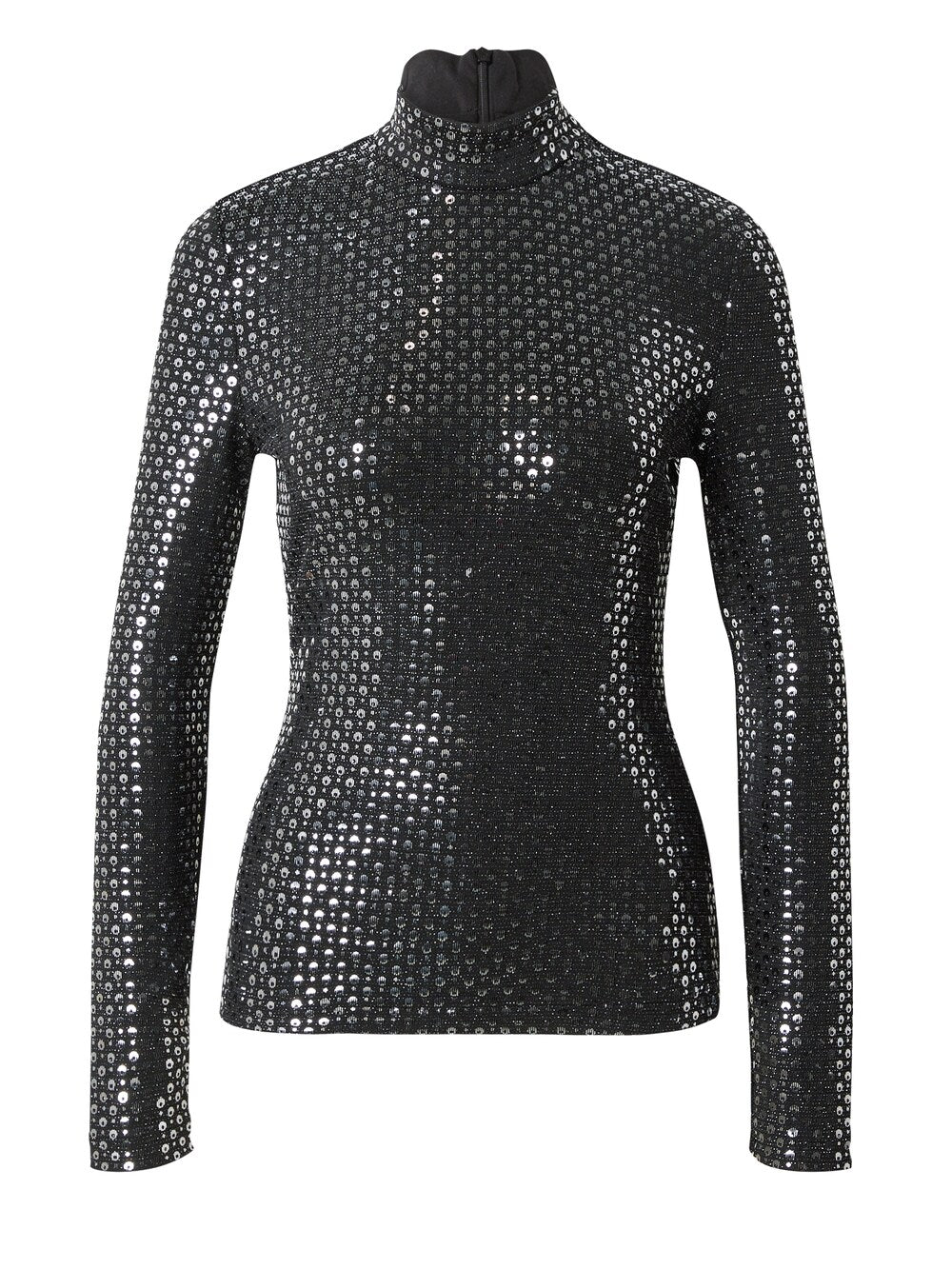 Karl Lagerfeld Sequin Evening Shirt, black