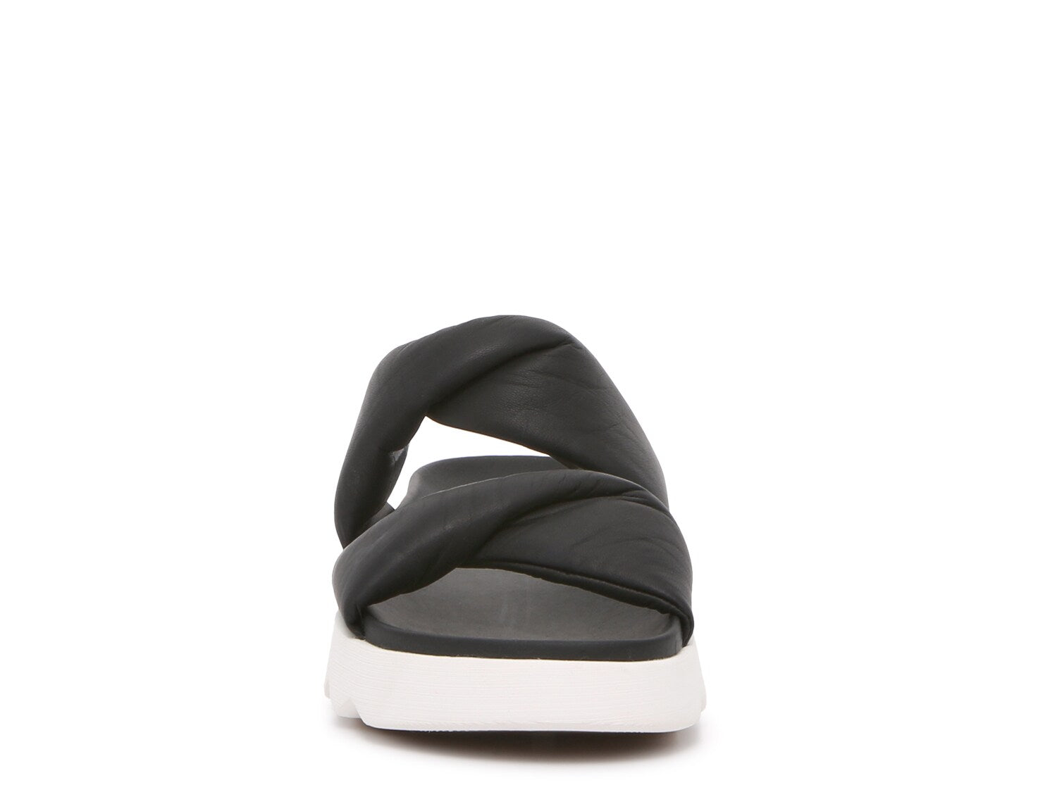 Viibe SOREL platform sandals, black and white