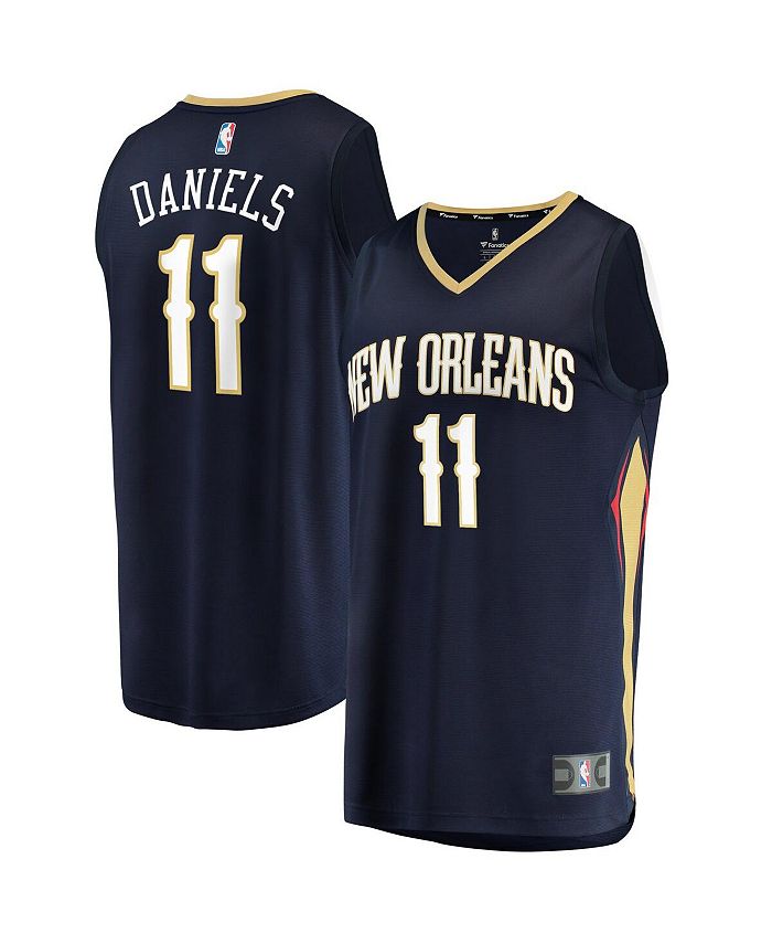 Dyson Daniels Big Boys Navy New Orleans Pelicans Replica Jersey 2022 NBA Draft First Round Fast Break - Icon Edition Fanatics ,  blue