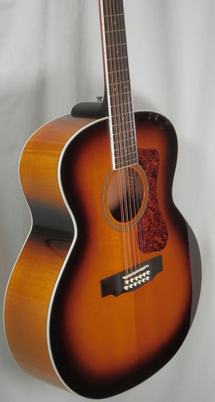 Acoustic guitar Guild F-2512E Deluxe Antique Burst 12-string Acoustic Electric