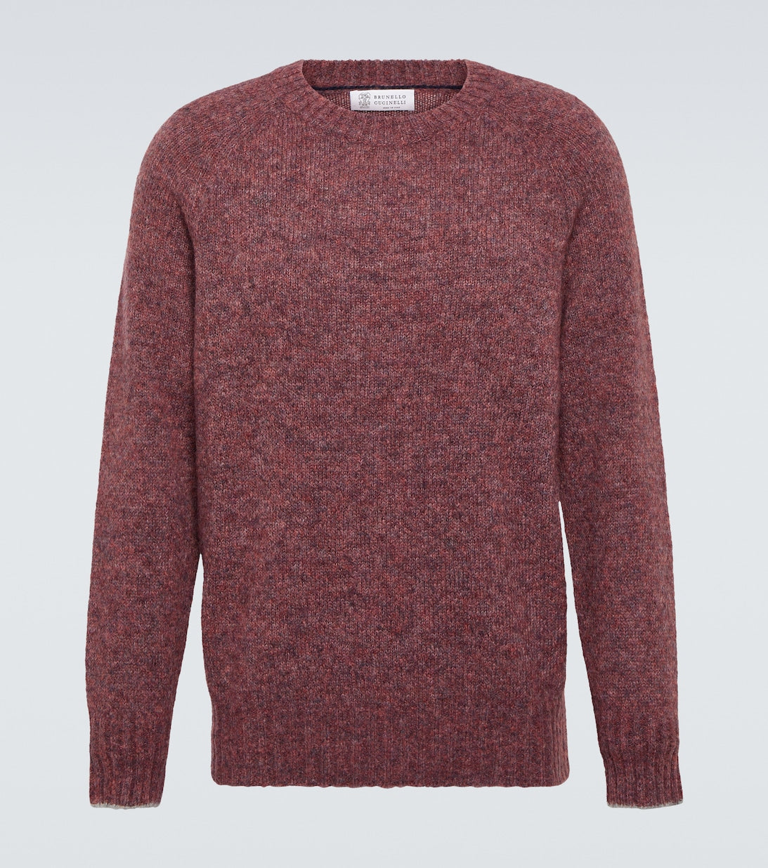 Brunello Cucinelli crew neck sweater, red