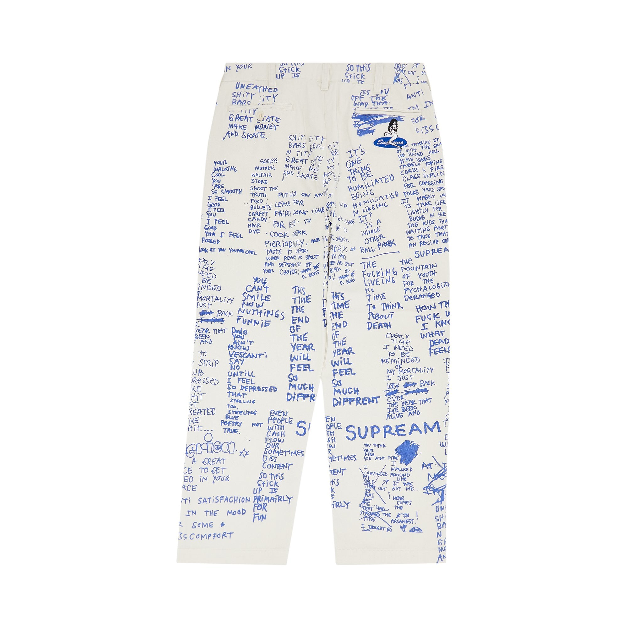 Supreme Gonz Poems Stone Chinos