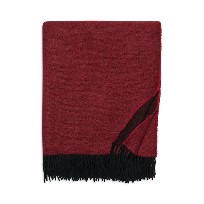 Renna blanket with fringe SFERRA