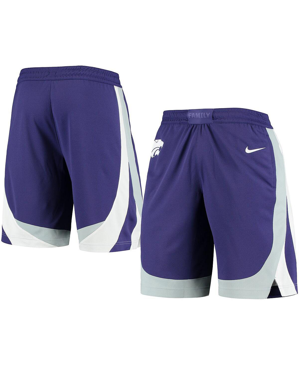 شورت كرة السلة البنفسجي للرجال من فريق Kansas State Wildcats Team Replica Nike