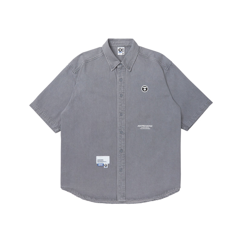 Men's light gray shirt GYL Aape, gray