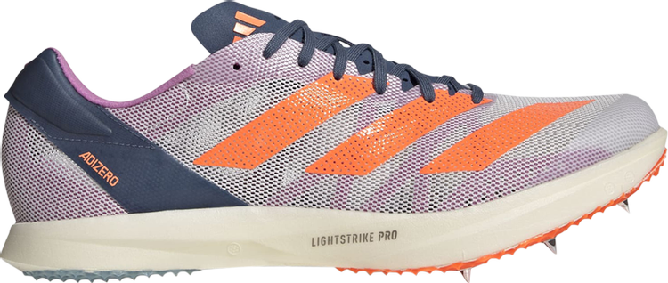 Adidas Adizero Avanti TYO 'Dash Gray Beam Orange' sneakers, gray